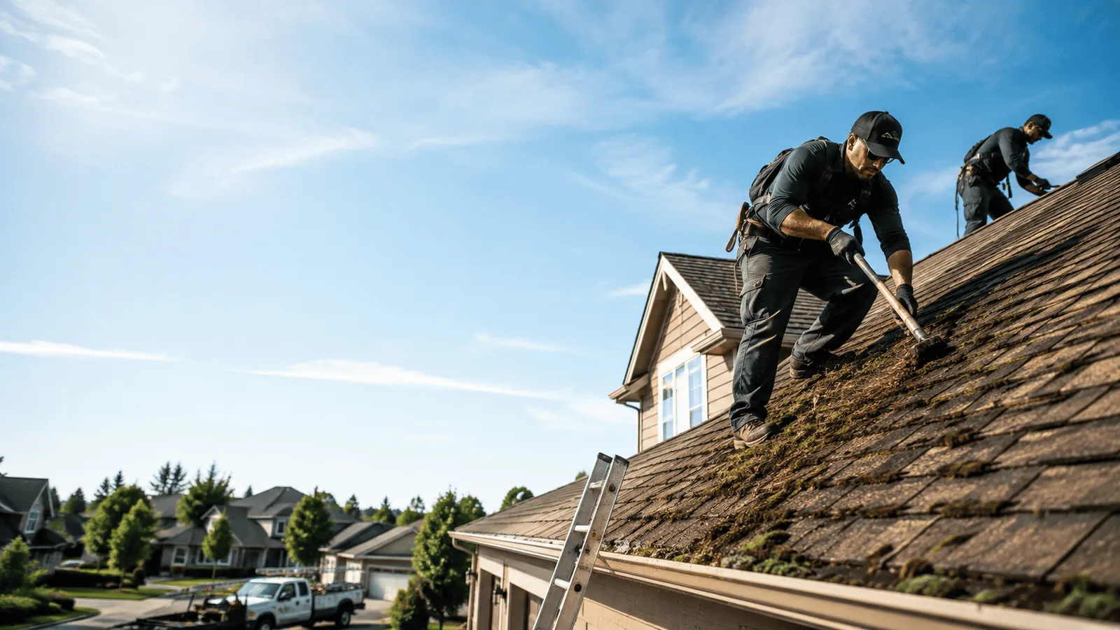 Roof Moss Removal in Holmesville, OH near me